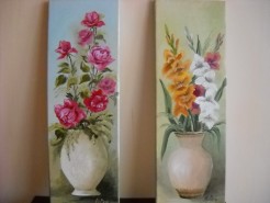 Picturi cu flori Pereche