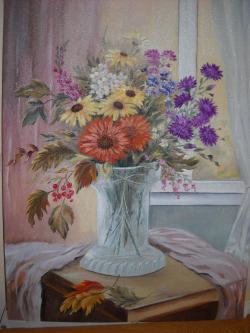 Picturi cu flori tablou cu toamna
