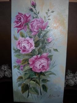 Picturi cu flori trandafiri cu aniversare