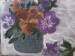 Picturi cu flori Panselute