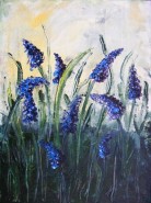 Picturi cu flori Magie albastra