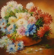 Picturi cu flori Flori de toamna