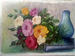 Picturi cu flori Buchet de culori