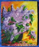 Picturi cu flori Flori de liliac