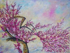 Picturi cu flori The tree of joy