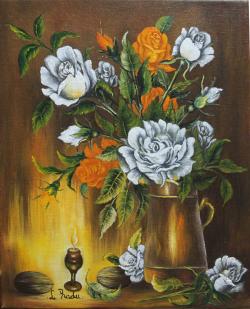 Picturi cu flori Pastel