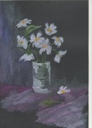 Picturi cu flori Flori albe