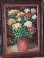 Picturi cu flori Crizanteme