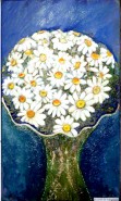 Picturi cu flori Buchet de margarete