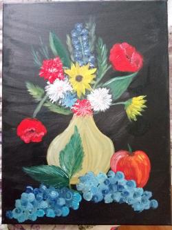 Picturi cu flori Nocturne