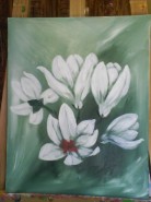 Picturi cu flori Frumoasa magnolie