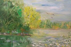 Picturi cu peisaje Delta-Romania