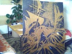 Picturi cu peisaje corabie in furtuna