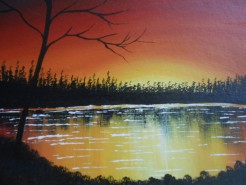 Picturi cu peisaje Apus