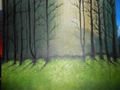 Picturi cu peisaje La marginea padurii