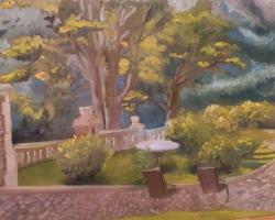 Picturi cu peisaje Gradina la Busteni