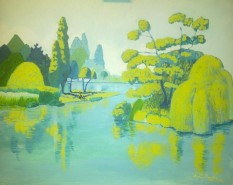 Picturi cu peisaje Parcul titan