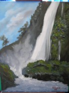 Picturi cu peisaje Cascada