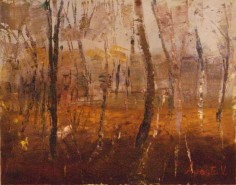 Picturi cu peisaje Toamna in padure