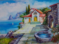 Picturi cu peisaje Colt de rai