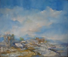 Picturi cu peisaje Peisaj-delta iarna-uleipinza