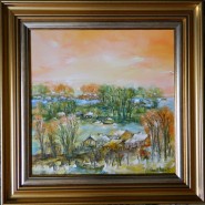 Picturi cu peisaje Vara in delta