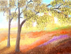 Picturi cu peisaje Culorile campului