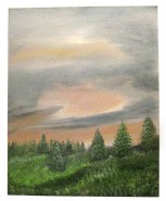 Picturi cu peisaje Inaintea furtunii