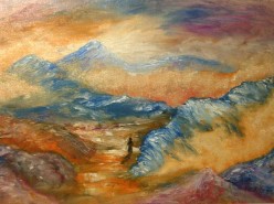 Picturi cu peisaje Pe carari misterioase