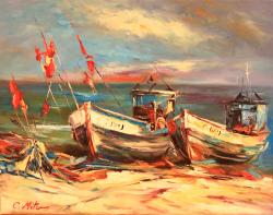 Picturi cu peisaje PEISAJ MARIN 002