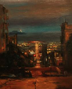 Picturi cu peisaje SEARA IN CONSTNTA