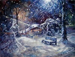 Picturi cu peisaje Iarna