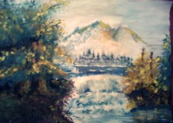 Picturi cu peisaje Peisaj de munte