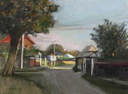 Picturi cu peisaje Rasarit de soare in Buchila 2.