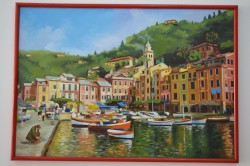 Picturi cu peisaje Port italian