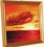 Picturi cu peisaje Apus de soare