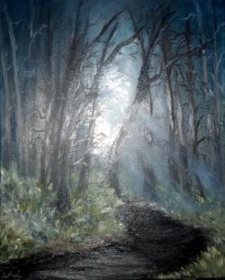 Picturi cu peisaje noapte de septembrie