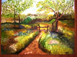 Picturi cu peisaje Linistea culorilor