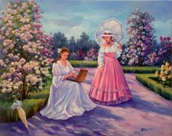 Picturi cu peisaje Amintire din parc