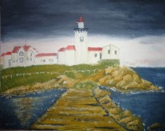 Picturi cu peisaje Castel in mare