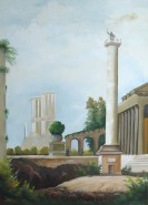 Picturi cu peisaje Ruine romane