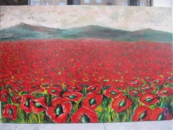 Picturi cu peisaje Zeci de mii de maci