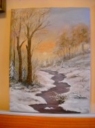 Picturi cu peisaje Iarna
