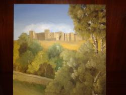 Picturi cu peisaje Castelul din Siguenza 2