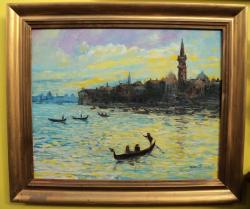 Picturi cu peisaje venezia gondola