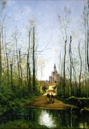 Picturi cu peisaje Biserica din marissel