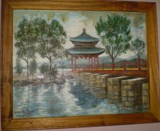 Picturi cu peisaje Templu chinezesc