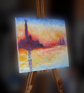 Picturi cu peisaje Apus in venetia