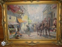 Picturi cu peisaje Strada in cairo