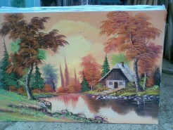 Picturi cu peisaje Dupa ploaie